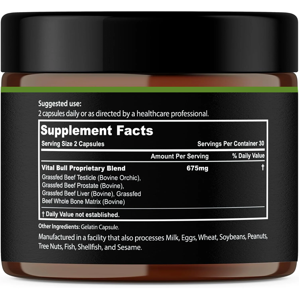 Tindedly Vital Bull — Real Food Nutrition for Male Strength & Energy