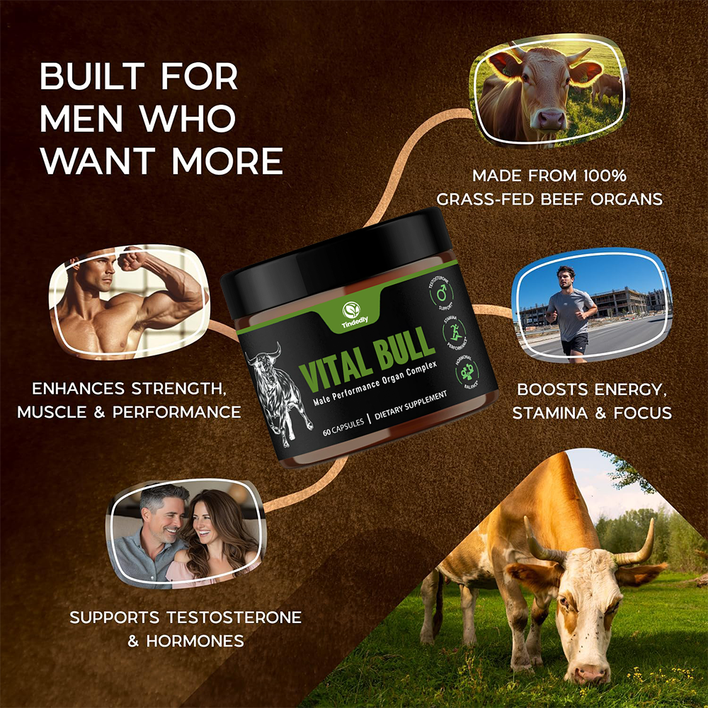 Tindedly Vital Bull — Real Food Nutrition for Male Strength & Energy