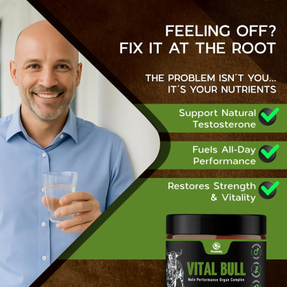 Tindedly Vital Bull — Real Food Nutrition for Male Strength & Energy