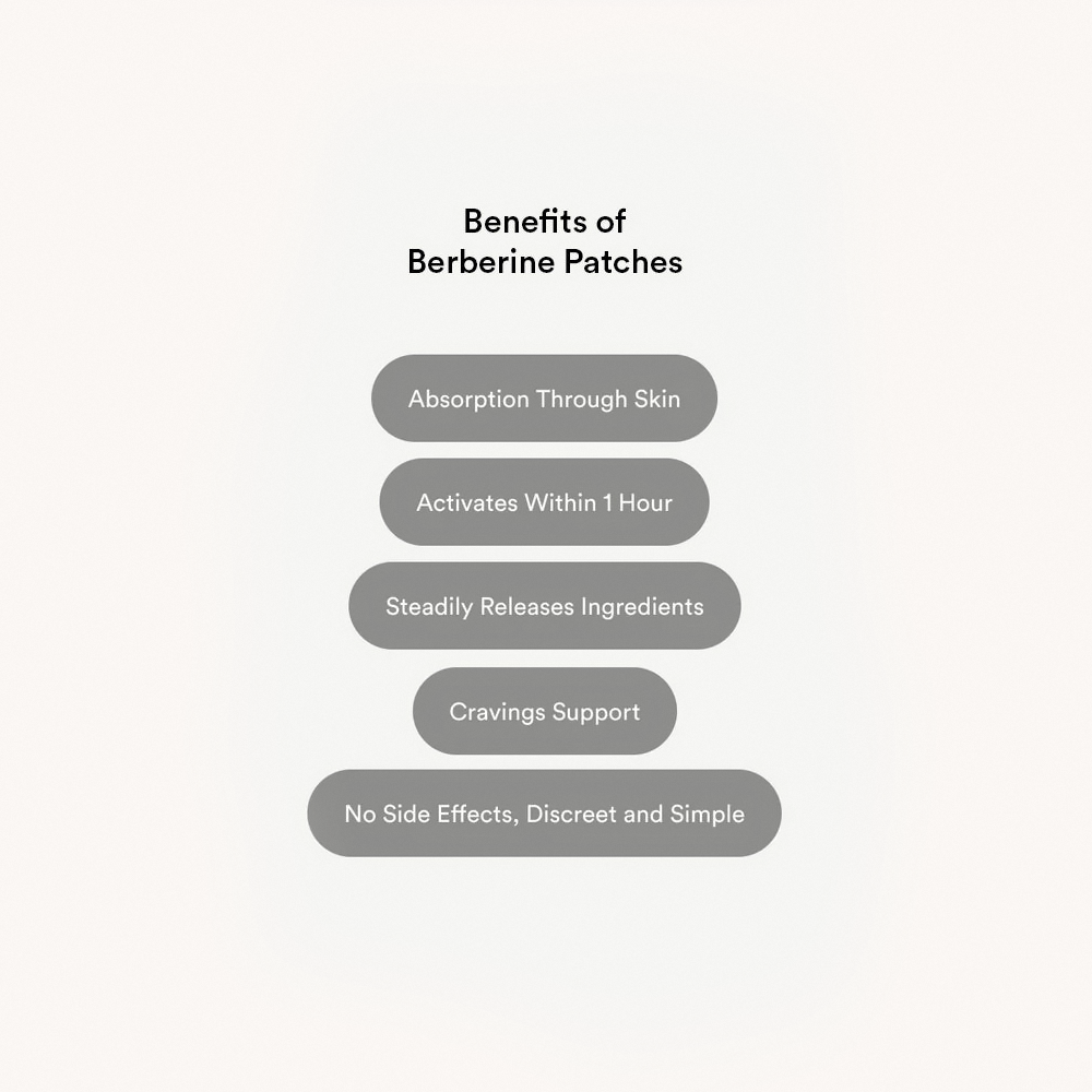 Tindedly Berberine Patches – Boost Metabolism and Control Appetite Naturally