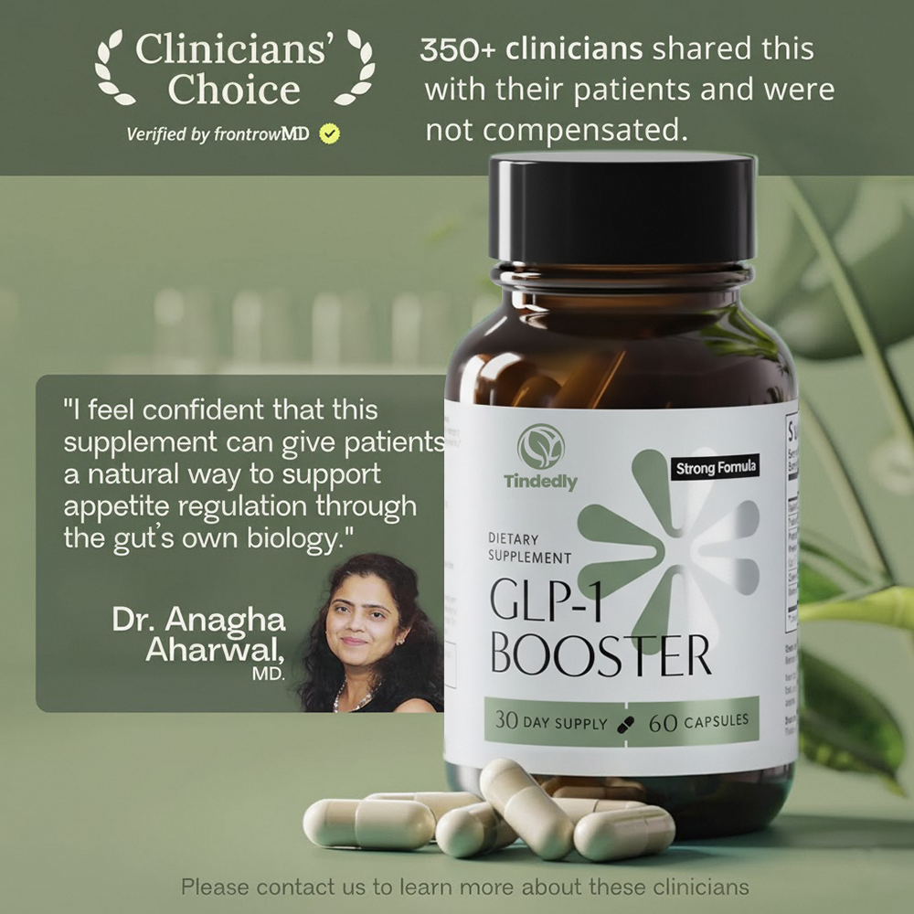 Tindedly™ GLP‑1 Support – Appetite Control & Natural Energy Balance