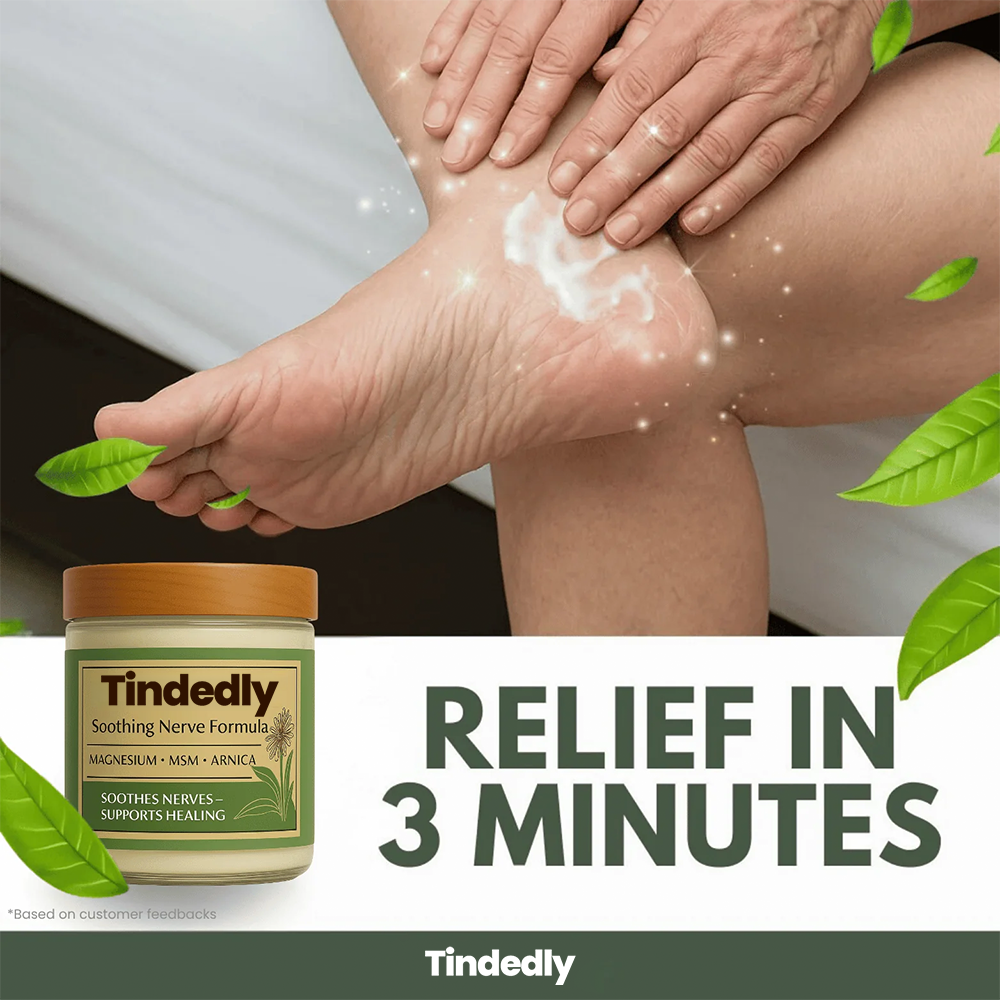Tindedly Relief Magnesium Cream for Tingling Burning and Numbness