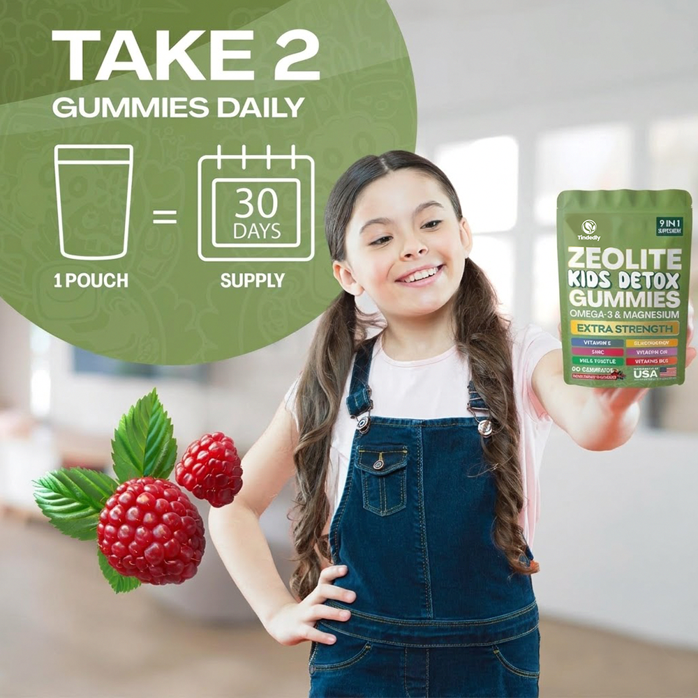 Tindedly™ Kids Daily Detox & Immunity Gummies