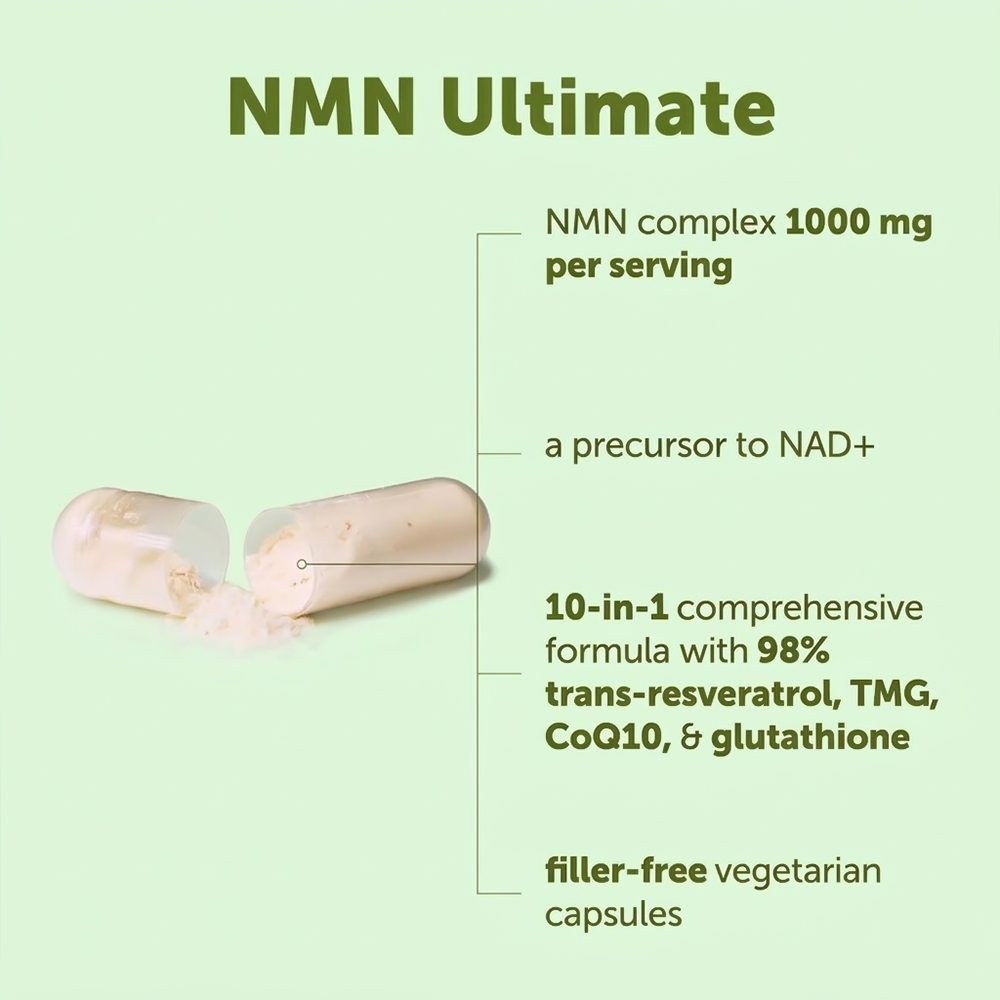Tindedly NMN Capsules 1000mg Cellular Energy & Longevity Support