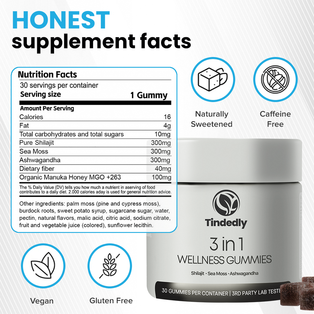 3 In 1 Wellness Gummies