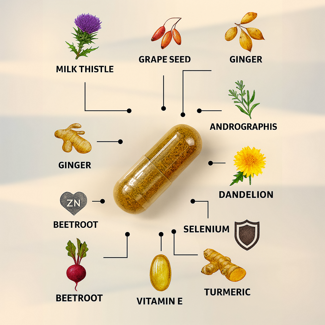 Tindedly's Liver Clean & Detox Support