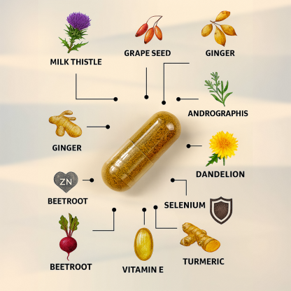 Tindedly's Liver Clean & Detox Support