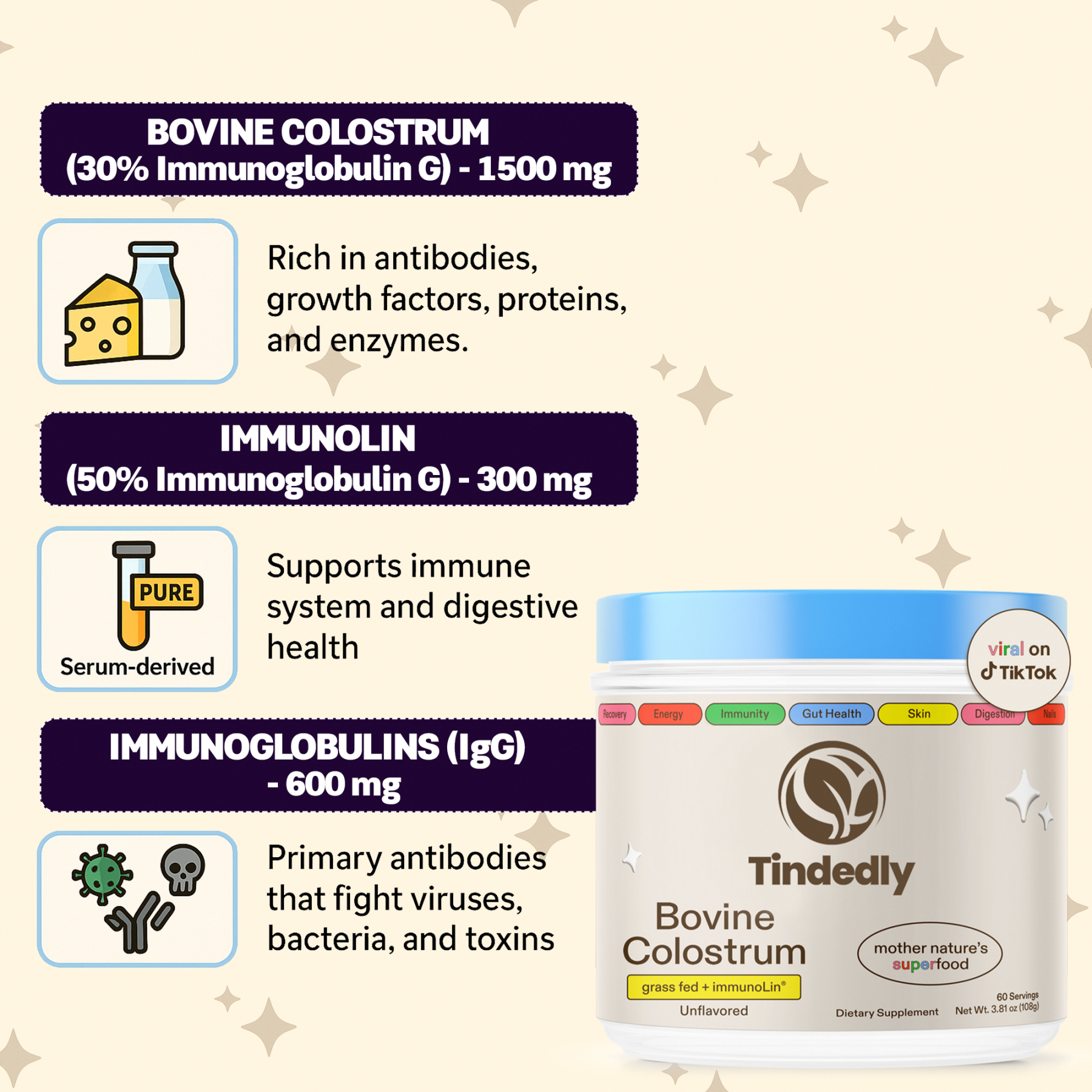 Bovine Colostrom Supplement Powder