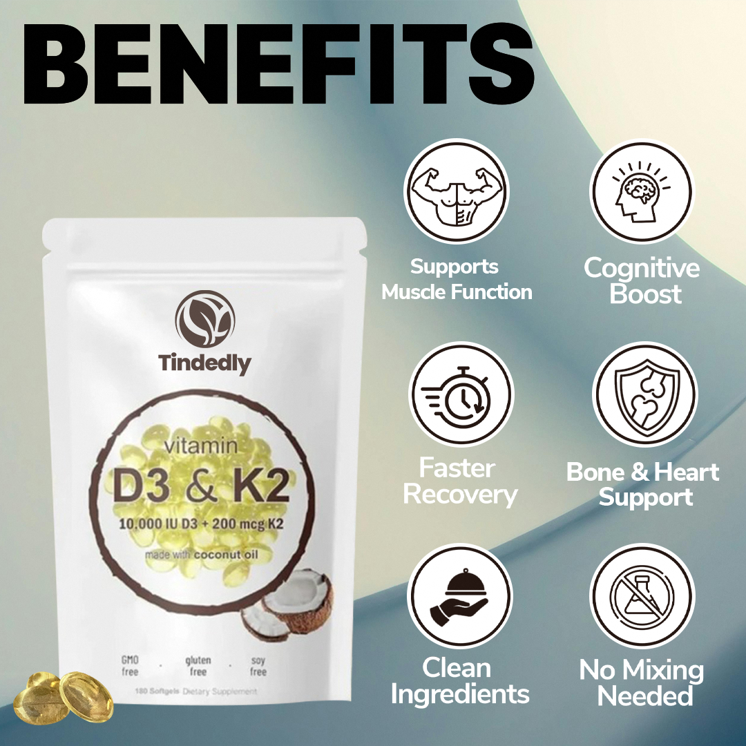 Vitamin D3 + K2 Softgels