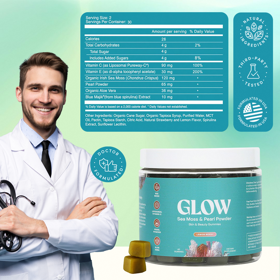 Glow Sea Moss & Pearl Powder