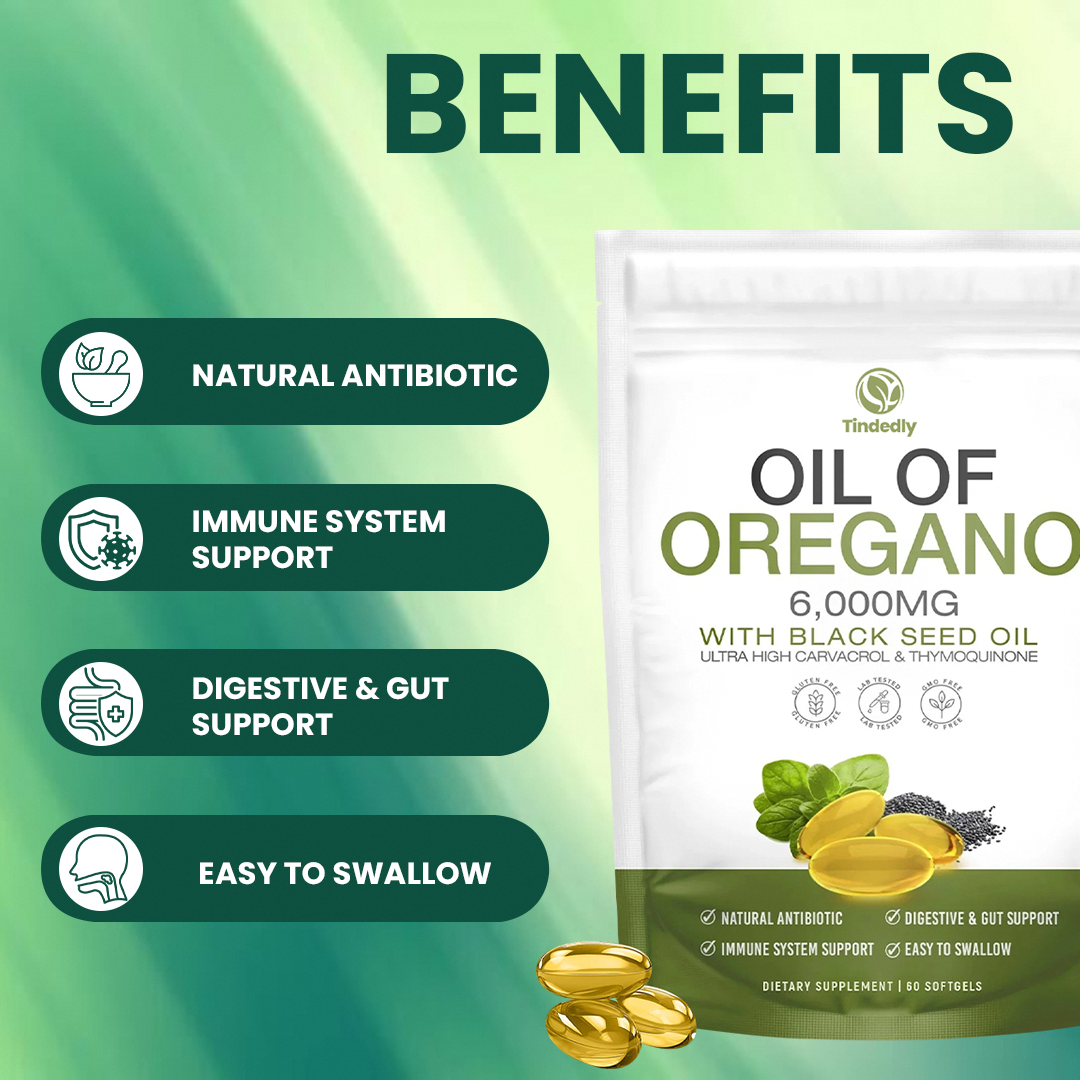 Oil Of Oregano With Black Seed Oil