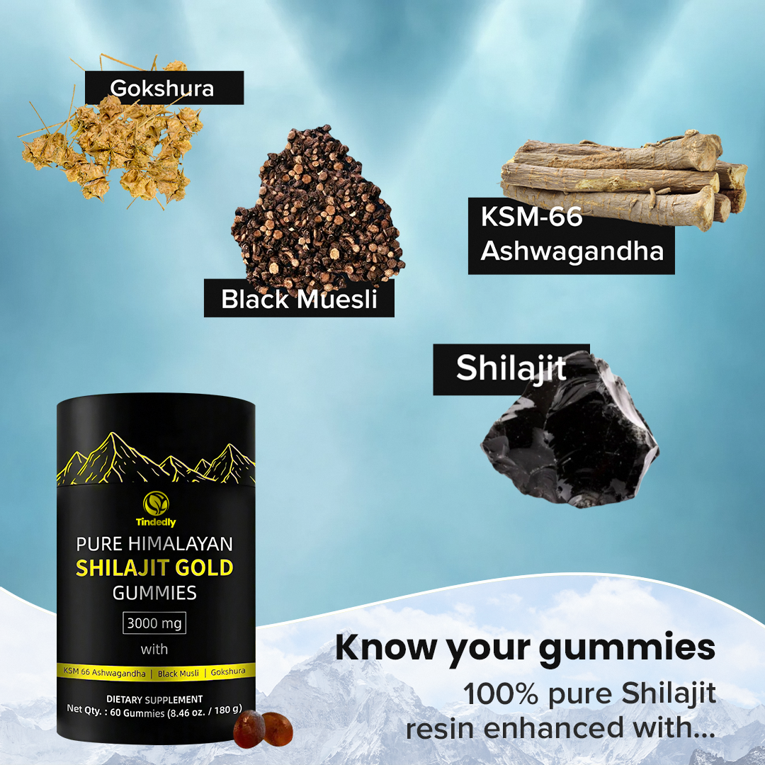 Pure Himalayan Shilajit Gold Gummies
