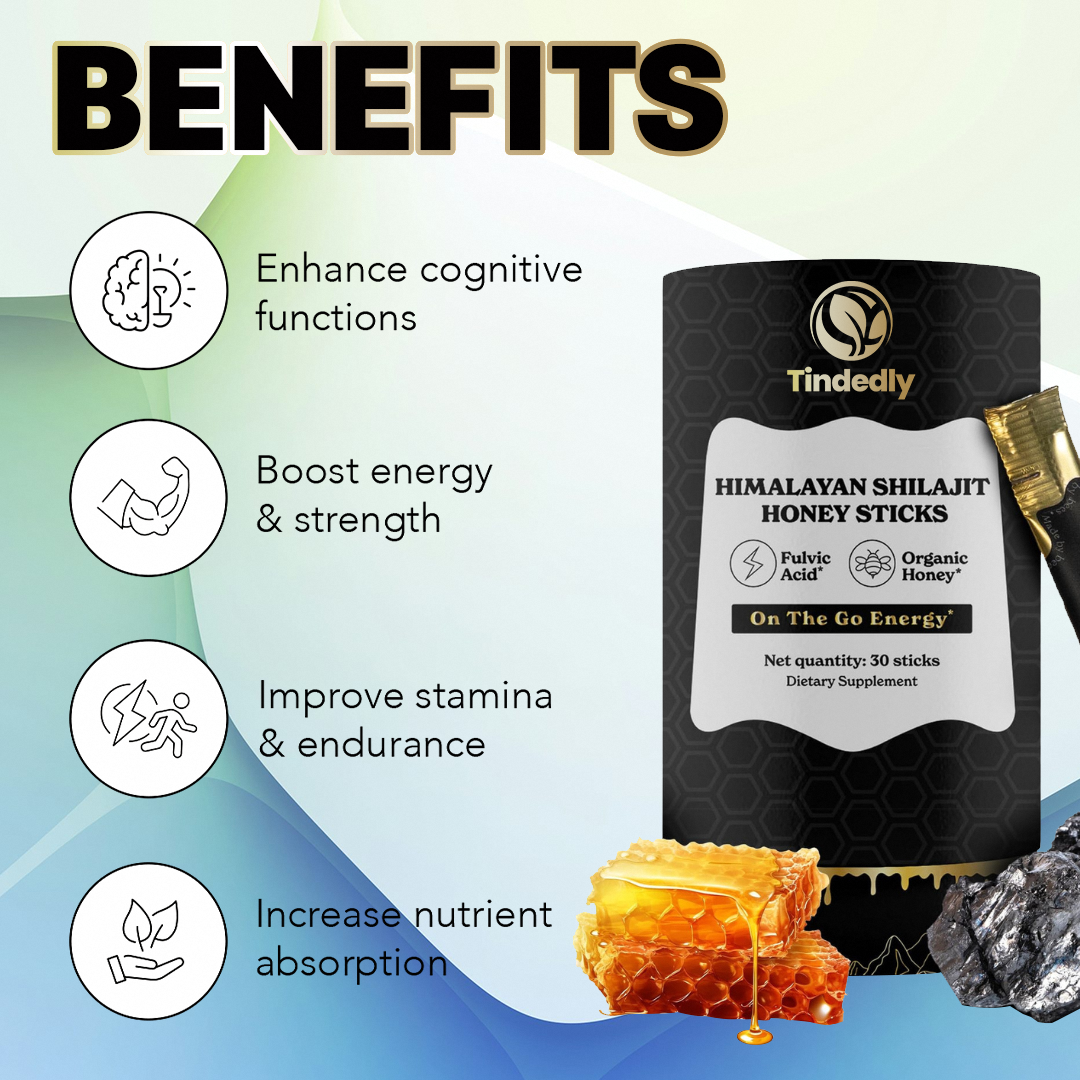 Pure Himalayan Shilajit With Honey Stick