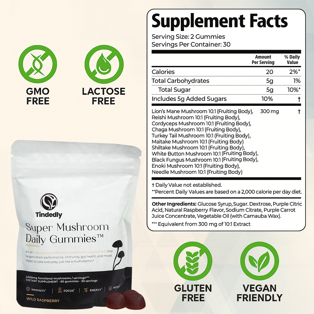 Supper Mushroom Daily Gummies