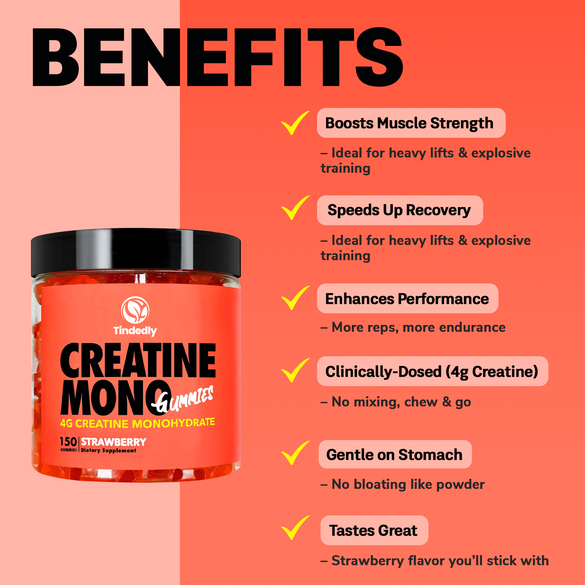 Strawberry CREATINE GUMMIES
