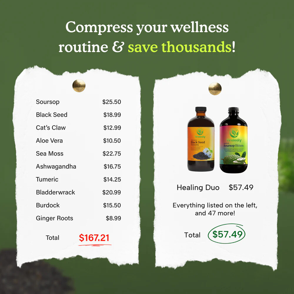 Soursop Bitters & Black Seed Bitters Bundle