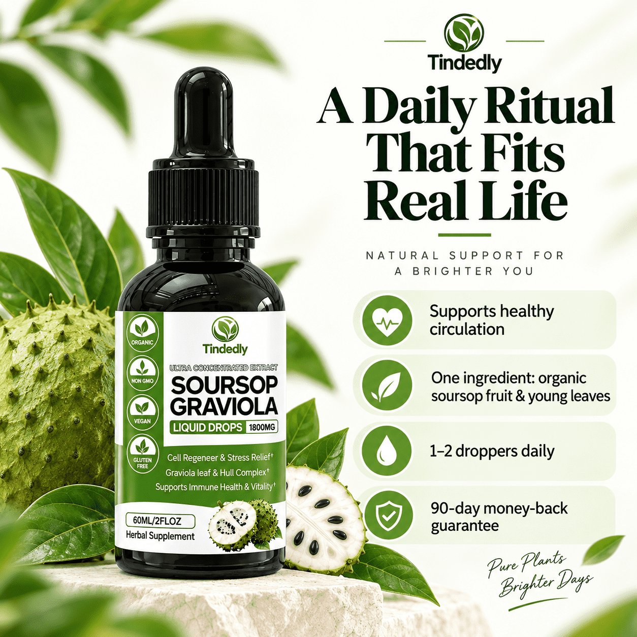 Organic Soursop Drops for Adults Already Watching Their Numbers
