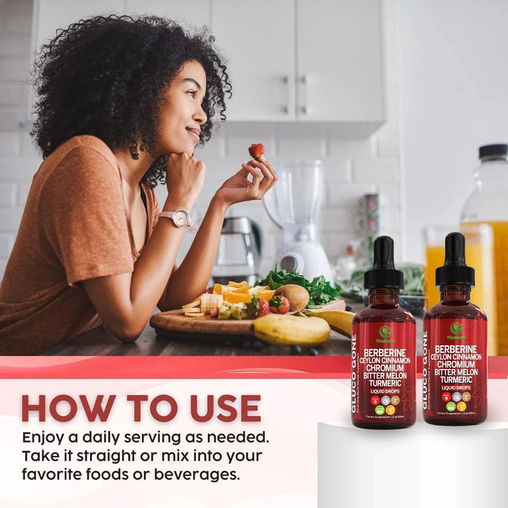 Berberine with Ceylon Cinnamon Supplement Liquid Drops 