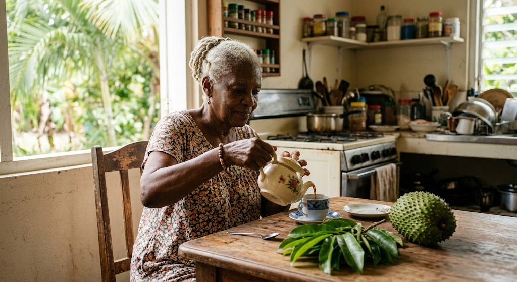 Doctor holding product