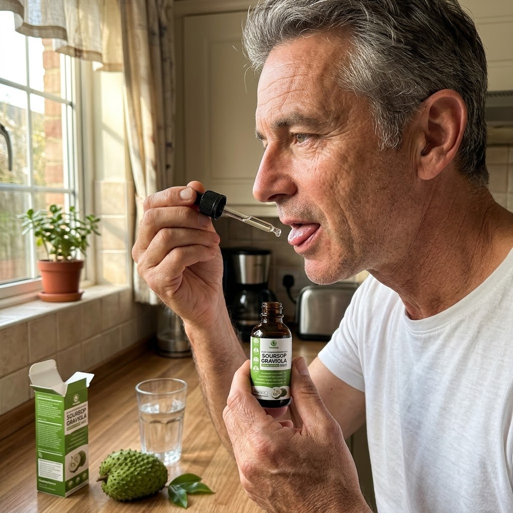 Doctor holding product