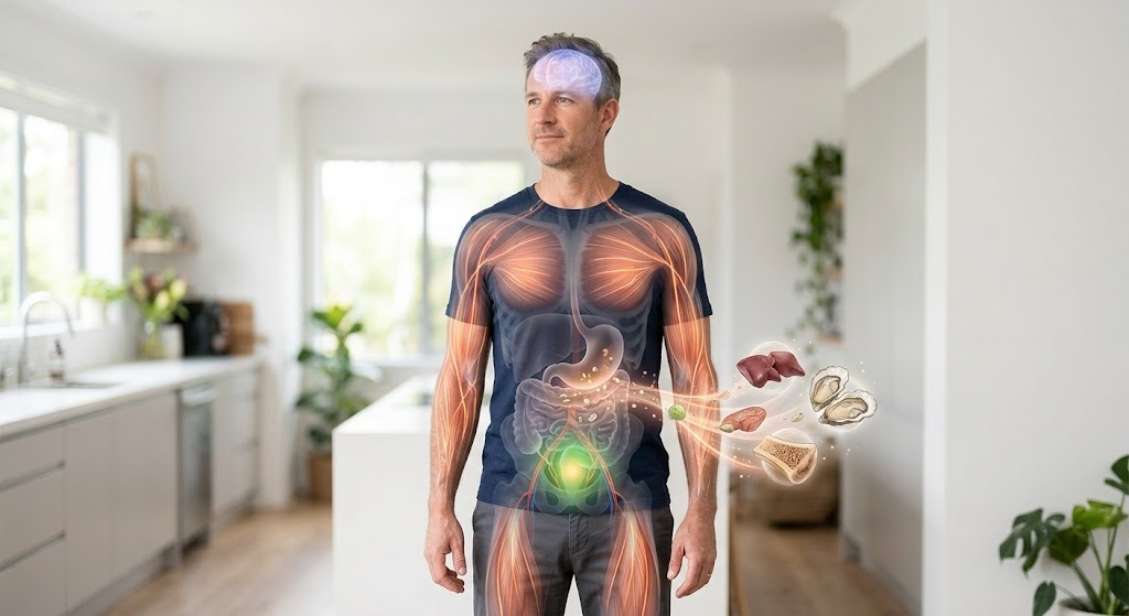 Doctor holding product