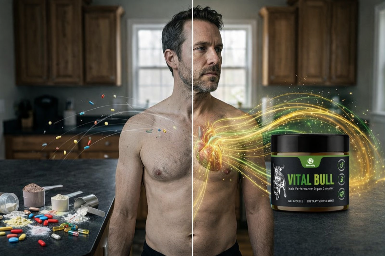 Doctor holding product
