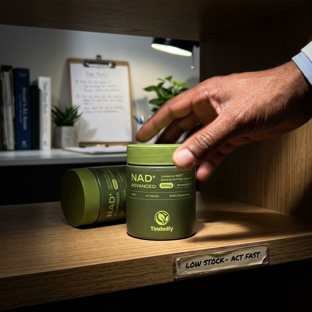 Doctor holding product