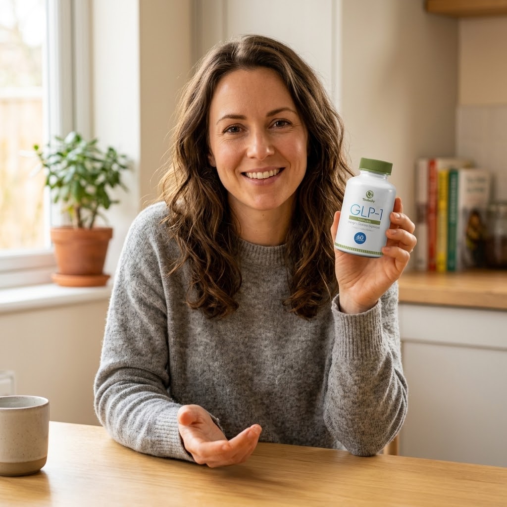 Doctor holding product