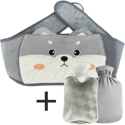🔥Cintura per borsa dell'acqua calda ricaricabile in peluche🔥