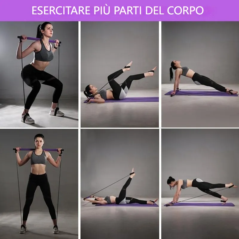 Kit barra Pilates portatile