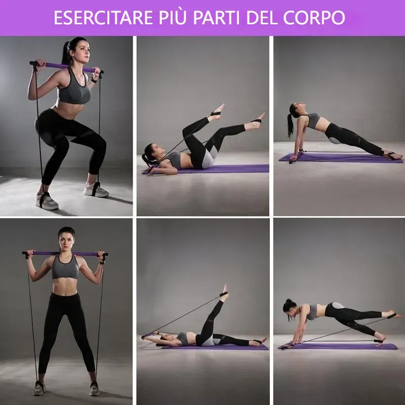 Kit barra Pilates portatile