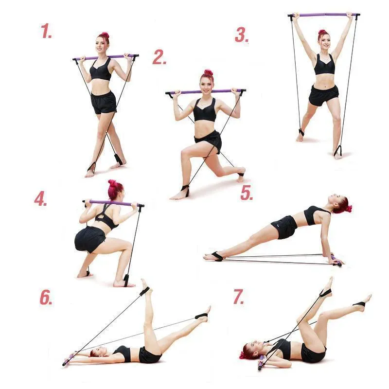 Kit barra Pilates portatile