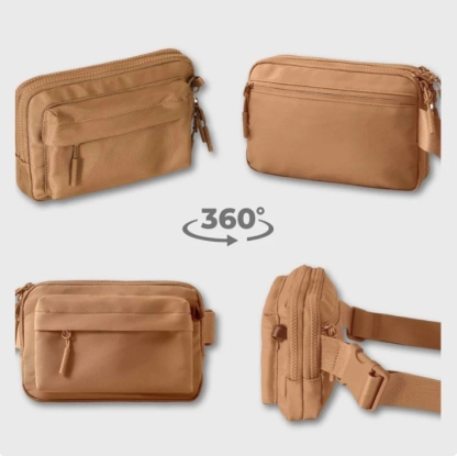 (59% di sconto per 2 pezzi) Borsa a tracolla unisex elegante e portatile