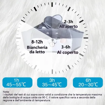 🔥Cintura per borsa dell'acqua calda ricaricabile in peluche🔥