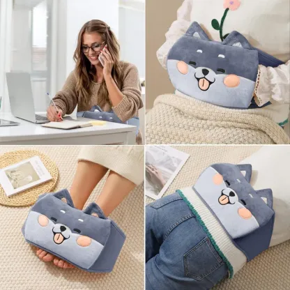 🔥Cintura per borsa dell'acqua calda ricaricabile in peluche🔥