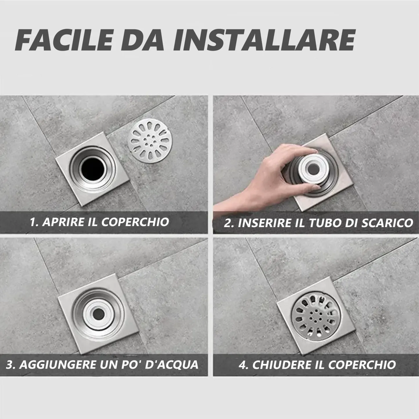Filtro di scarico deodorante 