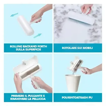Perfetto per rimuovere i peli degli animali domestici
