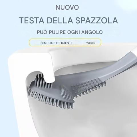 Scopino per WC con testa di spazzola da golf