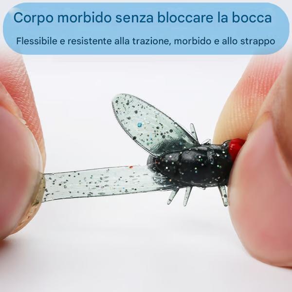 🎁Ultimo giorno di vendita - Sconto del 49%🐟Amo da pesca a mosca simulato🎣