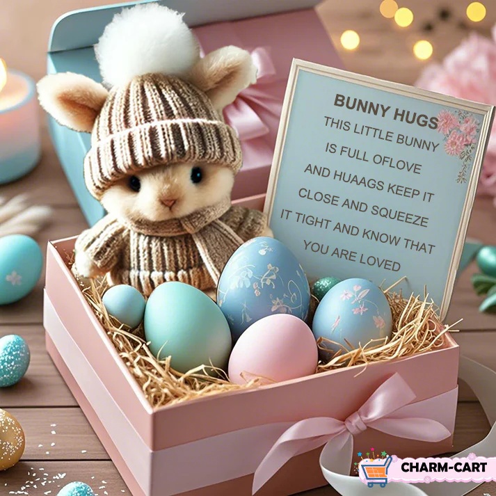 💖Grande vendita: 49% di sconto🔥Mini coniglietto fatto a mano, regalo carino🐇🎁