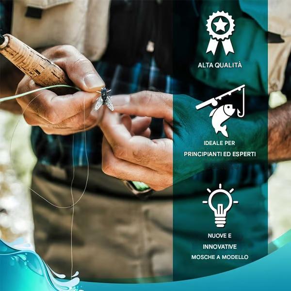 🎁Ultimo giorno di vendita - Sconto del 49%🐟Amo da pesca a mosca simulato🎣