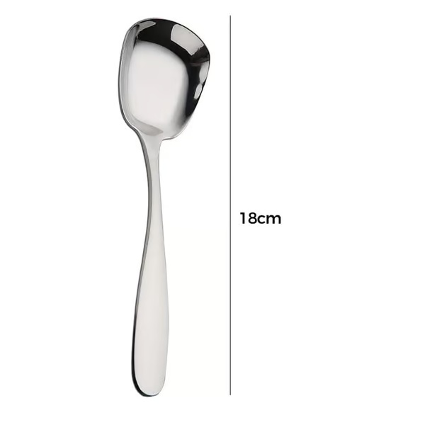 🔥Cucchiai in acciaio inox a testa quadrata