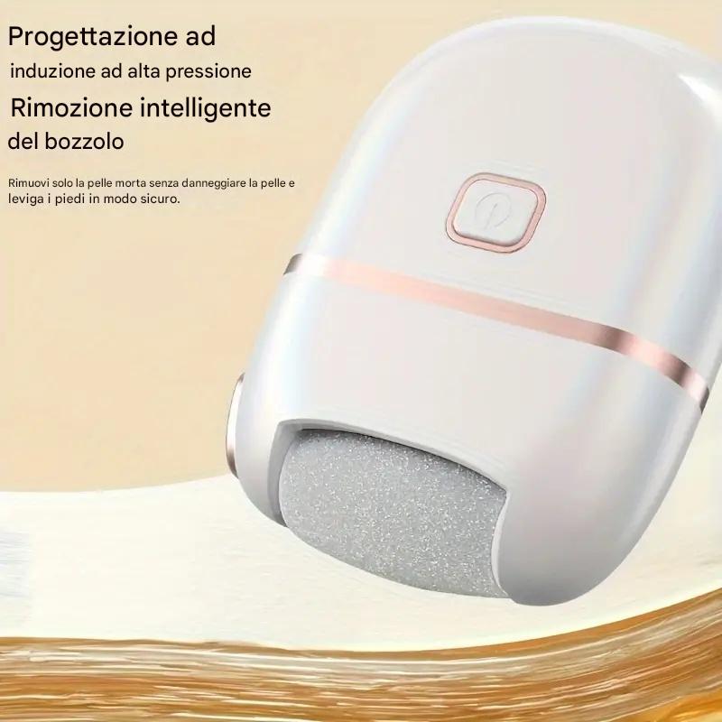Nuovo raschiatore a pedale, tre teste di rettifica sostitutive, due velocità, sformatura integrata