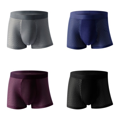 (4 pezzi) Boxer in bambù - Comfort per tutto il giorno