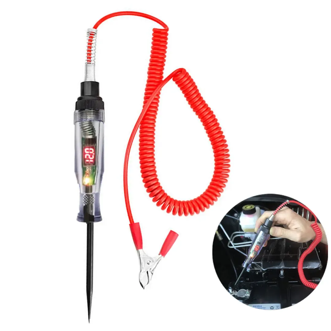 【Acquista 1 e ricevi 1 gratis】Penna tester per circuito automobilistico, tensione 12-24 V