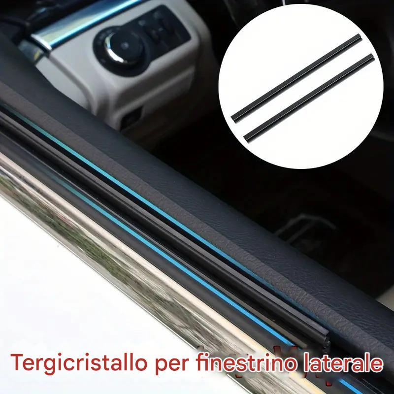 Tergicristalli laterali per auto: rimuovono pioggia, nebbia, visione chiara, adatti per finestrini conducente e passeggero, universali