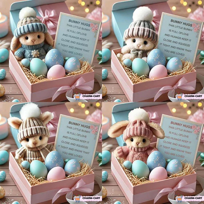 💖Grande vendita: 49% di sconto🔥Mini coniglietto fatto a mano, regalo carino🐇🎁