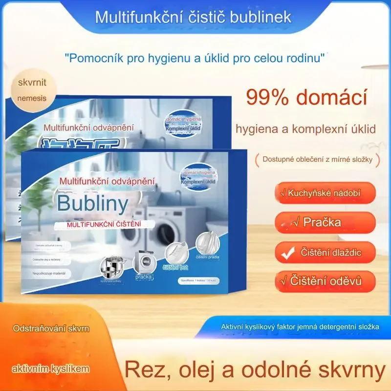 【Acquista 2 scatole, ricevine 2 gratis】【Pulizia rapida】Compresse effervescenti multifunzionali per la pulizia della casa