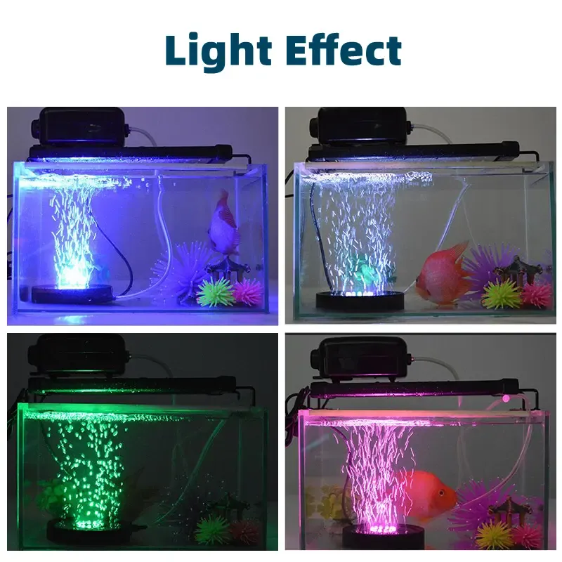 【7 colori, 16 colori】 Le luci a LED possono aumentare la quantità di ossigeno nell'acquario