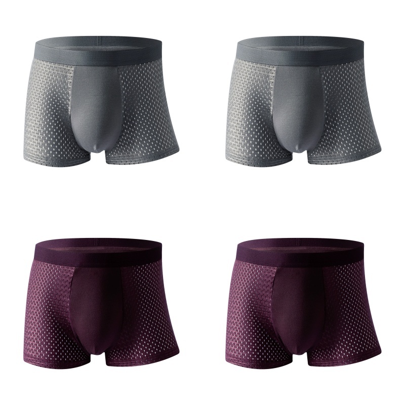 (4 pezzi) Boxer in bambù - Comfort per tutto il giorno